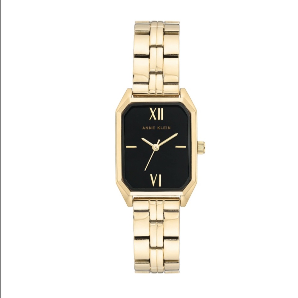 Anne Klein Gold and Black Women's Watch